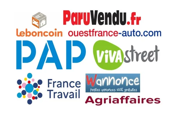 Логота на най-добрите сайтове за малки обяви във Франция